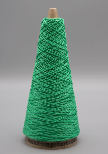 Lunatic Fringe Yarns 10/2 Mercerized Cotton Tubular Spectrum 1.5 oz cone color sea green