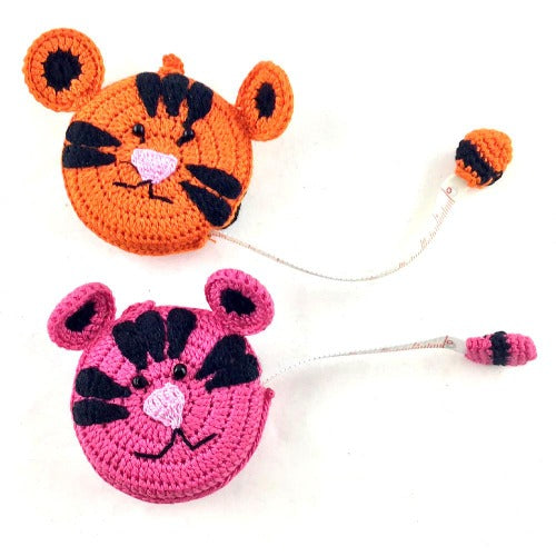 Paradise Crochet Tape Measure tiger