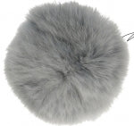 Gray Rabbit Pom Pom