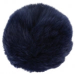 Navy Rabbit Pom Pom