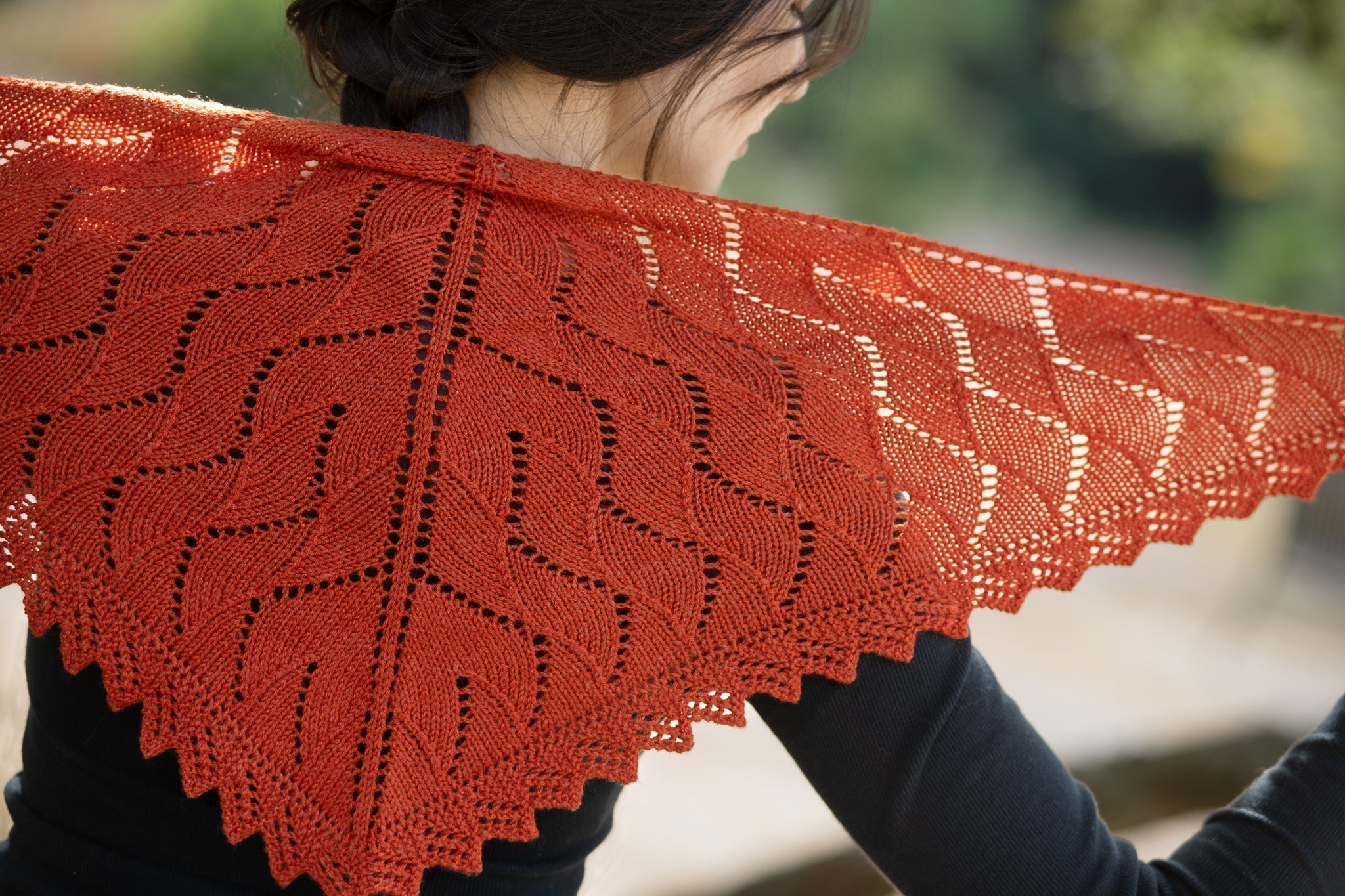 Maker's Monday: My Old Flame Shawl [Free Pattern]