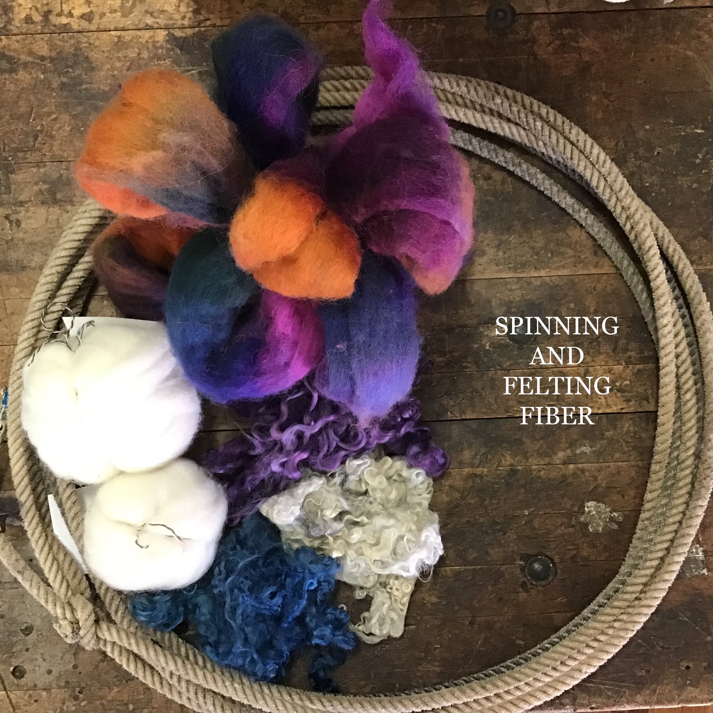 Spinning and Felting Fiber