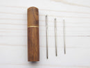 Fox & Pine Stitches: Wooden Darning Needle Storage Cases Tapestry Knitting-7