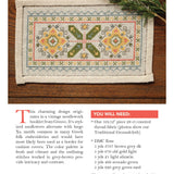 Athenian Sunflower - Small cross stitch kit from Avlea Folk Embroidery