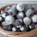 Fibres of Life - Wool & Felt - Felt Dryer Ball - Heart
