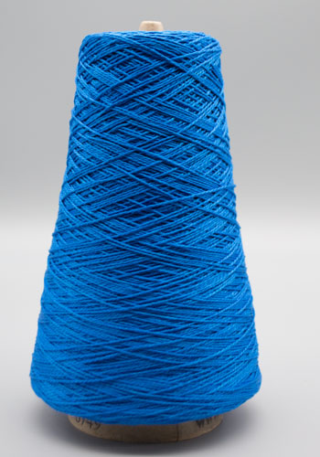 Lunatic Fringe Yarns 10/2 Mercerized Cotton Tubular Spectrum 8 oz cone color blue