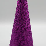 Lunatic Fringe Yarns 3/2 Tubular Spectrum Cones 1.5 oz color magenta