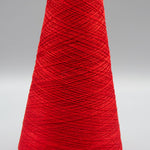 Lunatic Fringe Yarns 10/2 Mercerized Cotton Tubular Spectrum 8 oz cone color red