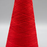 Lunatic Fringe Yarns 10/2 Mercerized Cotton Tubular Spectrum 8 oz cone color red