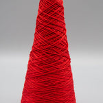 Lunatic Fringe Yarns 3/2 Tubular Spectrum Cones 1.5 oz color red