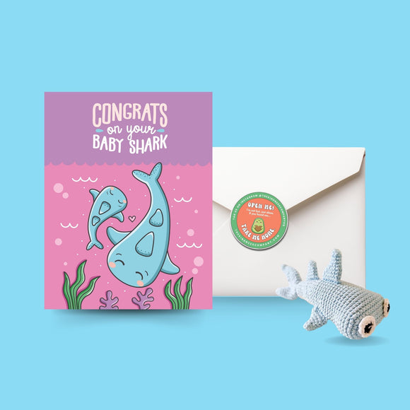 Greeting Card with Crochet Pattern by The Kindness Company