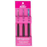 Susan Bates Soft Ergonomic Crochet Hook Set F - H