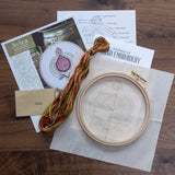 Peloponnesian Pomegranate - Embroidery kit from Avlea Folk Embroidery