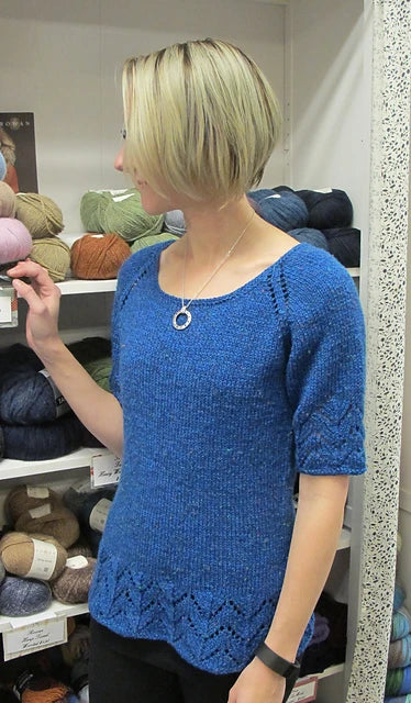 Lacy Pullover by Knitting Pure & Simple