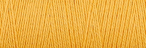 Upclose shot of 8/2 Organic Weaving Cotton in the color yellow