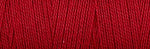Upclose shot of 8/2 Organic Weaving Cotton in the color classic red