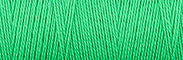 Upclose shot of 8/2 Organic Weaving Cotton in the color green 
