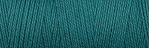 Upclose shot of 8/2 Organic Weaving Cotton in the color teal