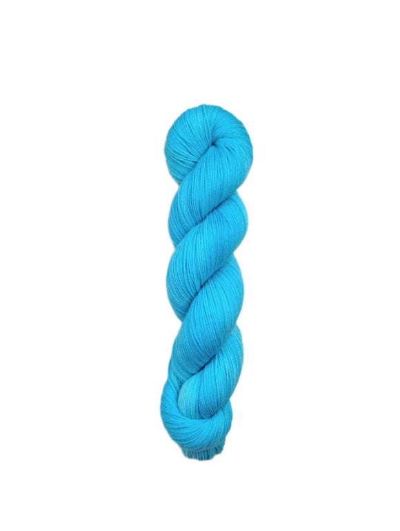 Blackbird Sycamore Fingering Mini Skein Yarn Color blue