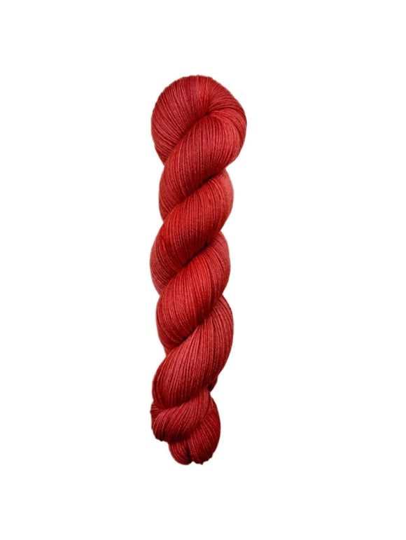 Blackbird Sycamore Fingering Mini Skein Yarn Color red