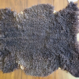 3155 Bark Tanned Lamb's Pelt, Natural Dark Chocolate Brown, BLXTeeswater