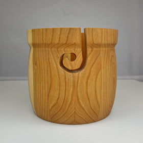 Jerry Ertle One-of-a-Kind Wood Yarn Bowl – Cherry #160