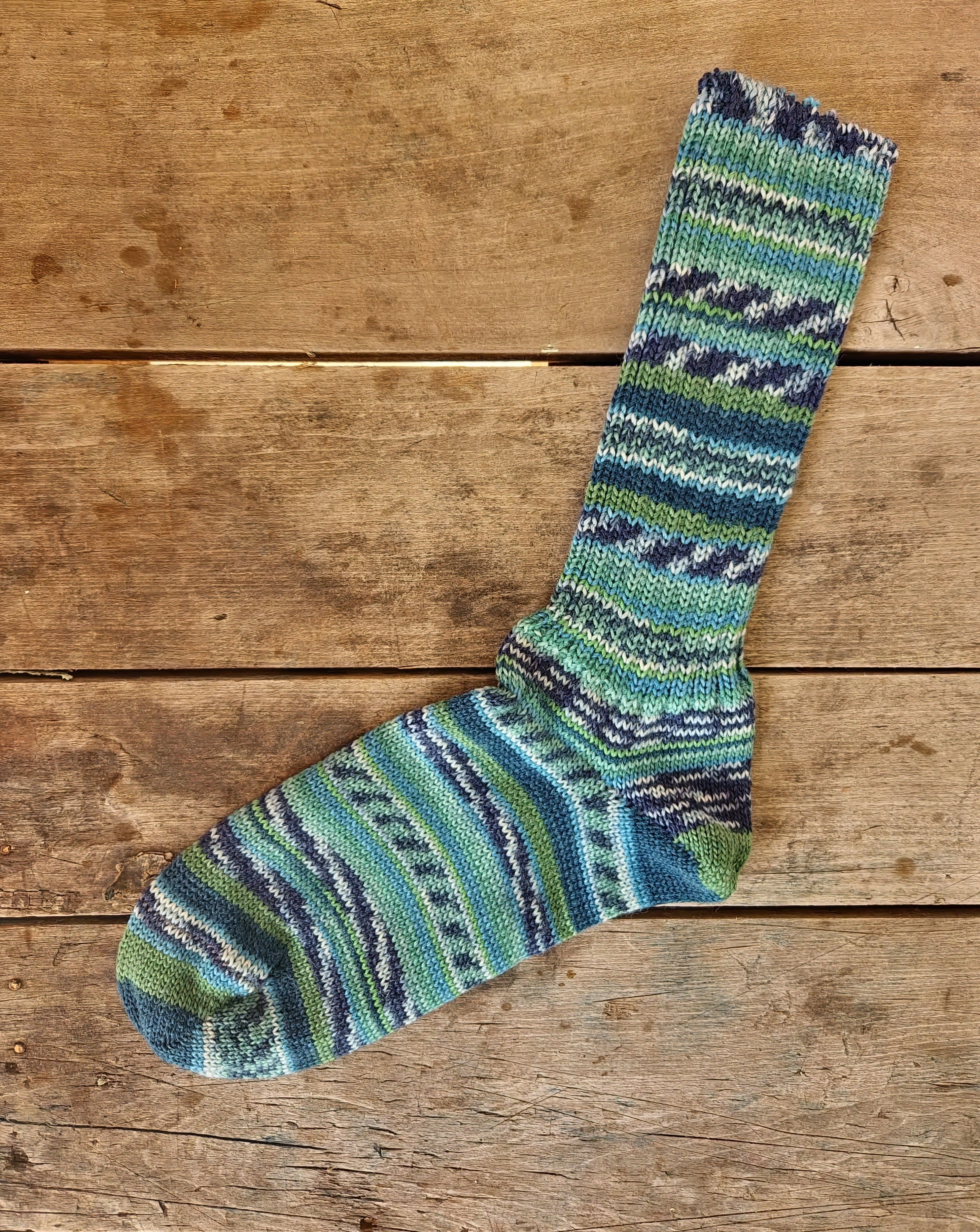Socks by ONline color green