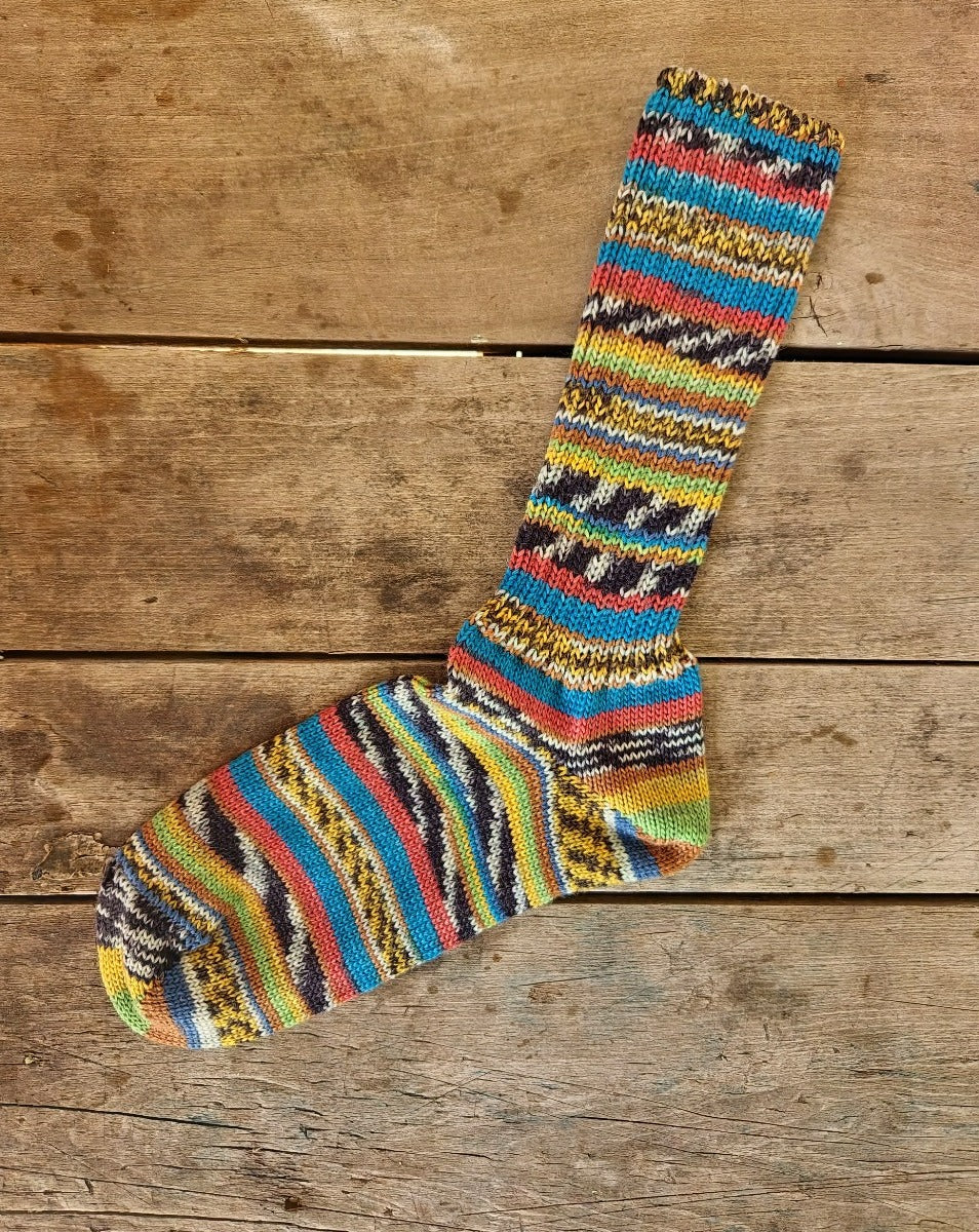 Socks by ONline color yellow blue and black