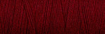 Upclose shot of 8/2 Organic Weaving Cotton in the color deep red