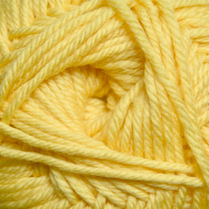 Close-up of a ball of yellow yarn