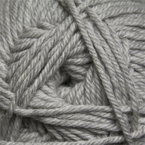 Close-up of gray yarn ball