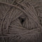 Close-up of a ball of brown yarn