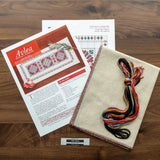 Despina's Anemone  - Cross stitch kit from Avlea Folk Embroidery