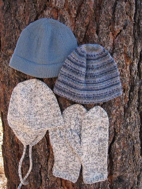 Basic Hat & Mitten Set for Men by Knitting Pure & Simple
