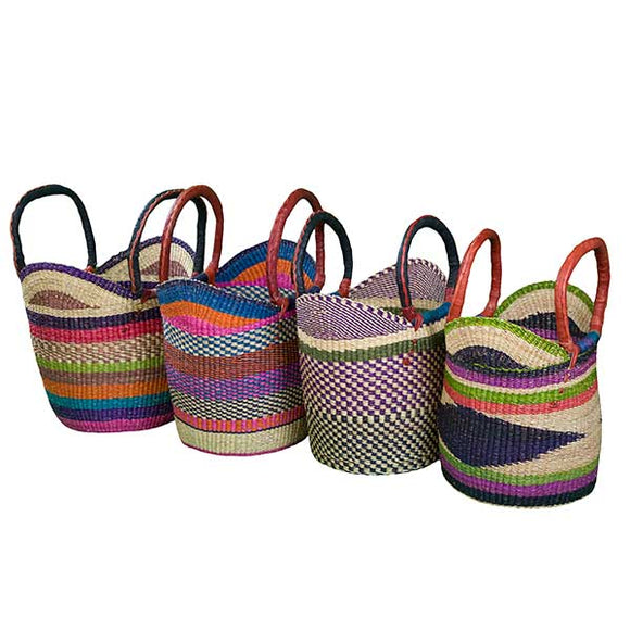 African Bolga Baskets : Medium Tote