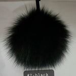 Fur Pompoms Small by Schildkraut color black