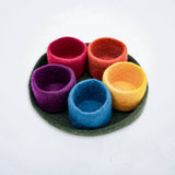 Fibres of Life - Wool & Felt - Felt Tidy Pod | Felt Organizer Tray | Felt Storage Bowls