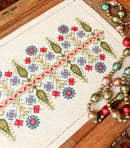 Avlea Folk Embroidery - Delphian Cornflower cross stitch kit-3