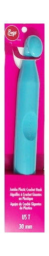 Boye Plastic Crochet Hook color blue size T