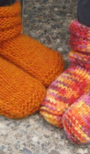 Mukluk Children's Slippers by Knitting Pure & Simple