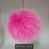 Fur Pompoms Small by Schildkraut color pink