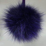 Fur Pompoms Small by Schildkraut color purple