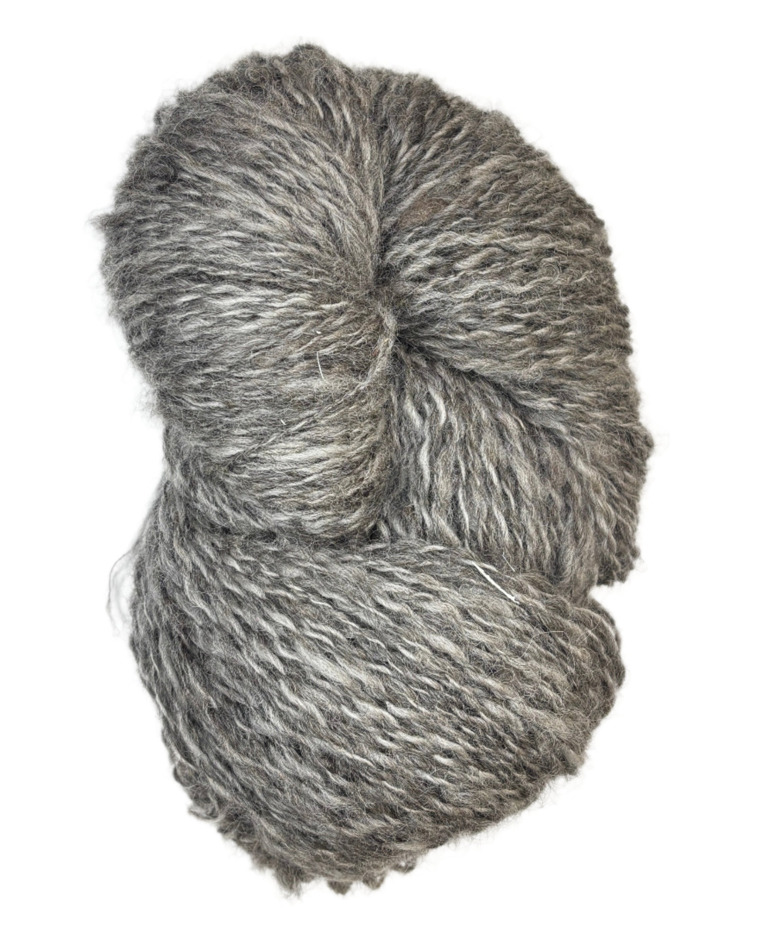 Handspun grey yarn