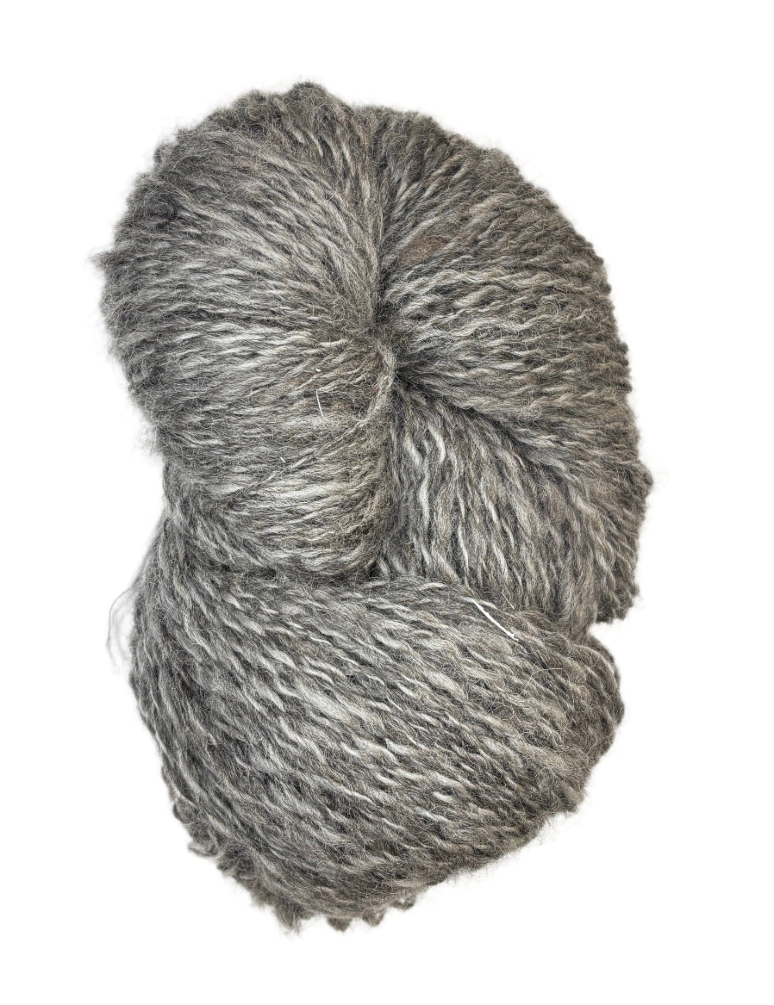 Handspun grey yarn