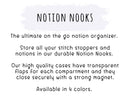 Fox & Pine Stitches: Notion Nooks | The Ultimate On The Go Notion Organizer-4