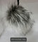 Fur Pompoms Small by Schildkraut color  black and silver