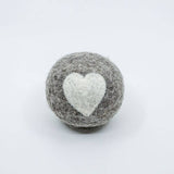 Fibres of Life - Wool & Felt - Felt Dryer Ball - Heart