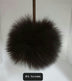 Fur Pompoms Small by Schildkraut color brown