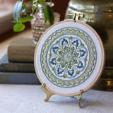 Myra Medallion - Embroidery hoop kit from Avlea Folk Embroidery