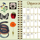 Antiquarian Sticker Book 2027 Monthly/Weekly Planner Calendar